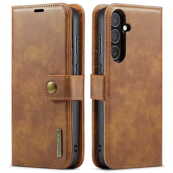 Dg.Ming Samsung Galaxy S25 FE Etui Avtagbart Deksel Brun