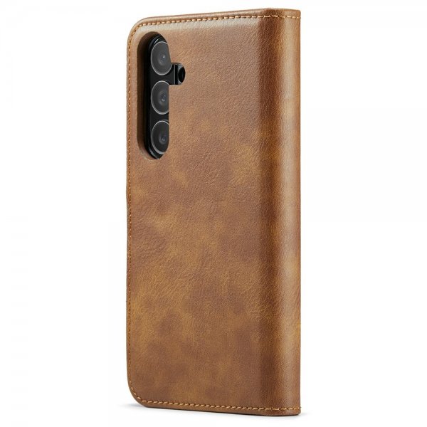 Dg.Ming Samsung Galaxy S25 FE Etui Avtagbart Deksel Brun