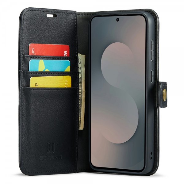 Dg.Ming Samsung Galaxy S25 FE Etui Avtagbart Deksel Svart