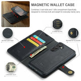Dg.Ming Samsung Galaxy S25 FE Etui Avtagbart Deksel Svart