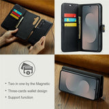 Dg.Ming Samsung Galaxy S25 FE Etui Avtagbart Deksel Svart