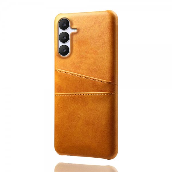 Samsung Galaxy S25 FE Deksel med To Kortlommer Lysebrun