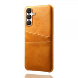 Samsung Galaxy S25 FE Deksel med To Kortlommer Lysebrun