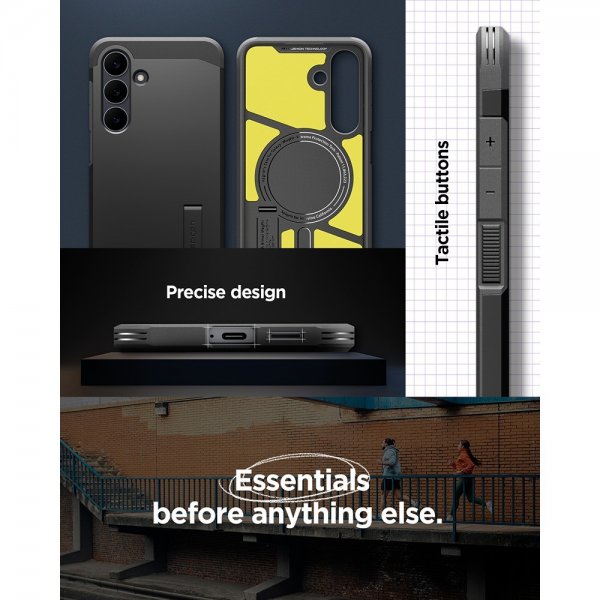 Spigen Samsung Galaxy S25 FE Deksel Tough Armor MagFit Svart