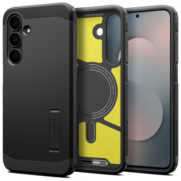 Spigen Samsung Galaxy S25 FE Deksel Tough Armor MagFit Svart
