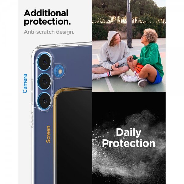 Spigen Samsung Galaxy S25 FE Deksel Ultra Hybrid Crystal Clear