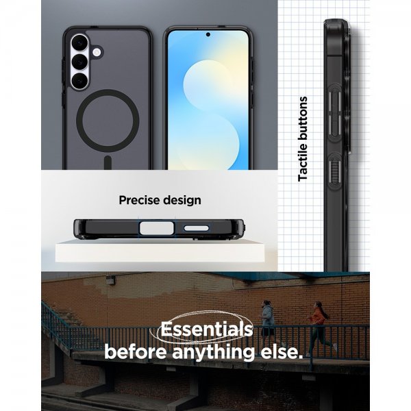 Spigen Samsung Galaxy S25 FE Deksel Ultra Hybrid MagFit Frost Black