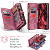 CaseMe Samsung Galaxy S25 Etui 008 Series Avtakbart Deksel Rød
