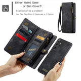 CaseMe Samsung Galaxy S25 Etui 008 Series Avtakbart Deksel Svart