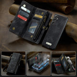 CaseMe Samsung Galaxy S25 Etui 008 Series Avtakbart Deksel Svart