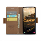 CaseMe Samsung Galaxy S24/S25 Etui 023 Series Brun