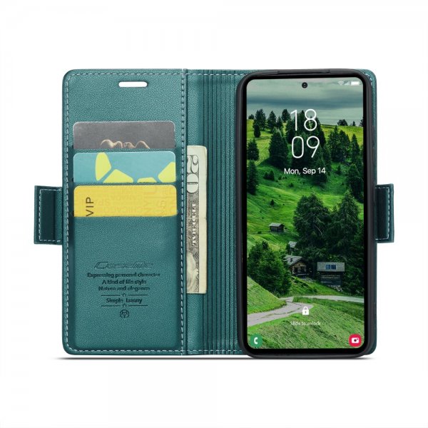 CaseMe Samsung Galaxy S24/S25 Etui 023 Series Grønn