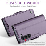 CaseMe Samsung Galaxy S24/S25 Etui 023 Series Lilla