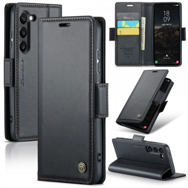 CaseMe Samsung Galaxy S24/S25 Etui 023 Series Svart