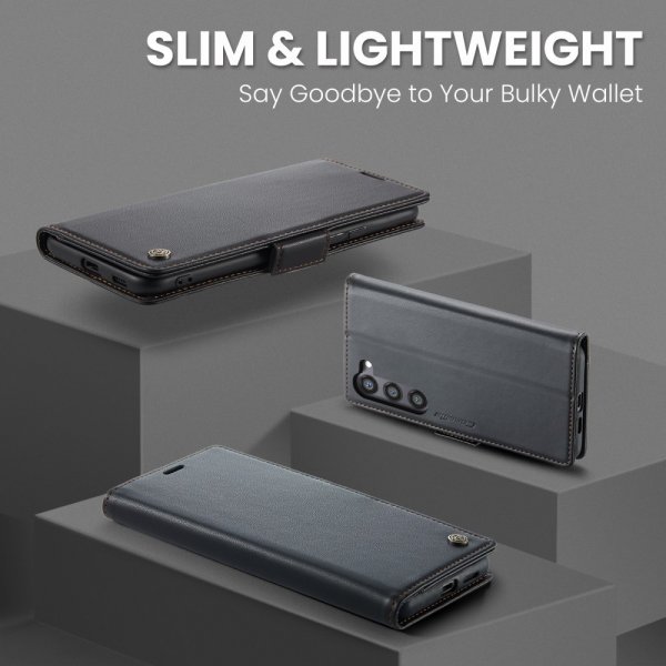CaseMe Samsung Galaxy S24/S25 Etui 023 Series Svart
