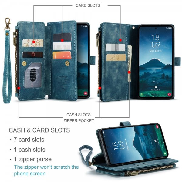 CaseMe Samsung Galaxy S24/S25 Etui C30 Series Blå