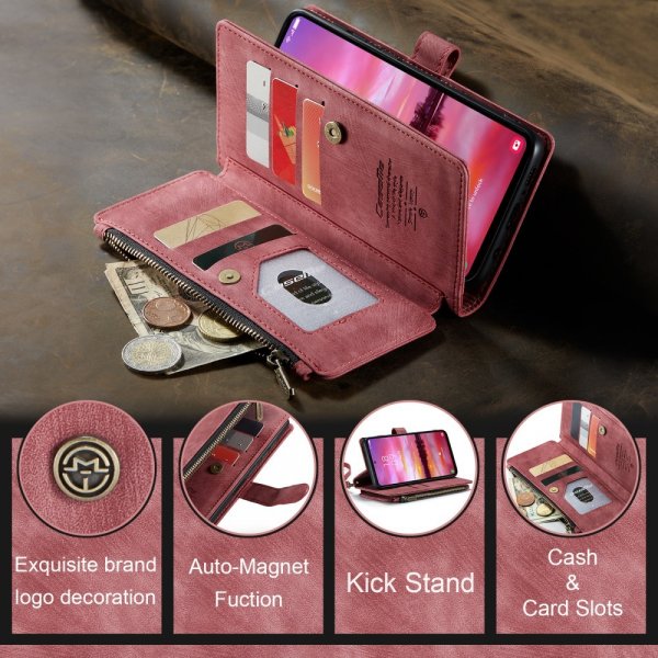 CaseMe Samsung Galaxy S24/S25 Etui C30 Series Rød