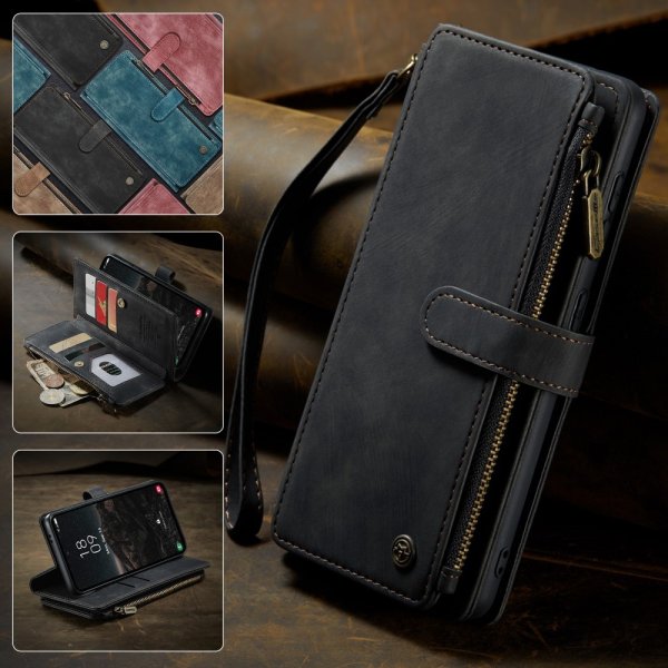 CaseMe Samsung Galaxy S24/S25 Etui C30 Series Svart