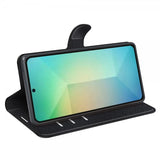 Samsung Galaxy S25 Etui Litchi Svart