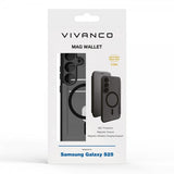 Vivanco Samsung Galaxy S25 Etui Mag Wallet Svart