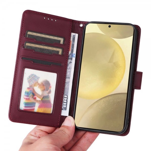 Betopnice Samsung Galaxy S25 Etui Avtagbart Deksel 005 Rød