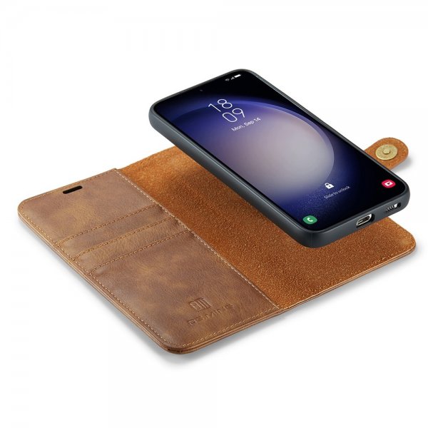 Dg.Ming Samsung Galaxy S25 Etui Avtagbart Deksel Brun