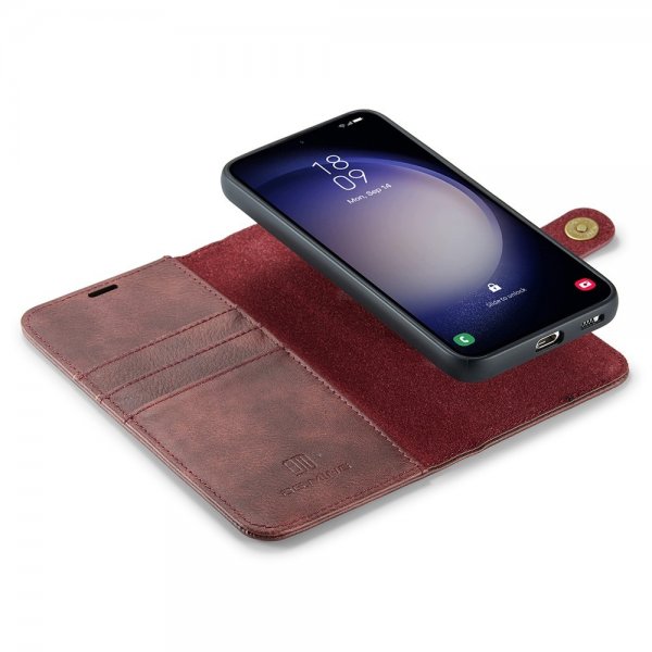 Dg.Ming Samsung Galaxy S25 Etui Avtagbart Deksel Rød