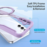 Dux Ducis Samsung Galaxy S25 Etui Skin X Pro Series Kickstand MagSafe Lilla