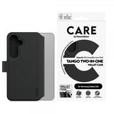 CARE by PanzerGlass Samsung Galaxy S25 Etui Tango Two-in-One Wallet MagSafe Svart