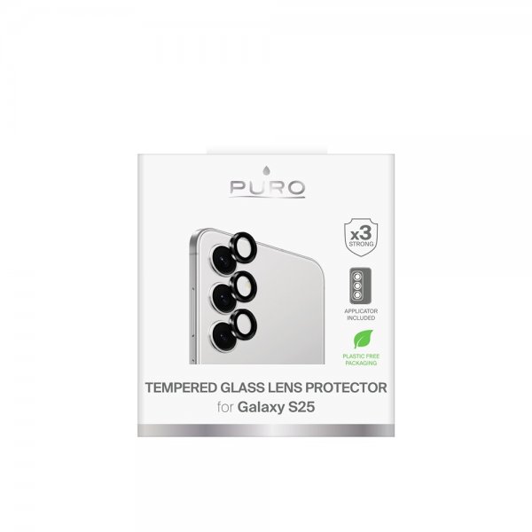 Puro Samsung Galaxy S25 Kamerabeskytter Tempered Glass