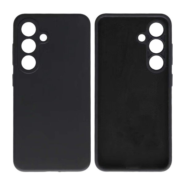 Samsung Galaxy S25 Deksel Silikon Svart