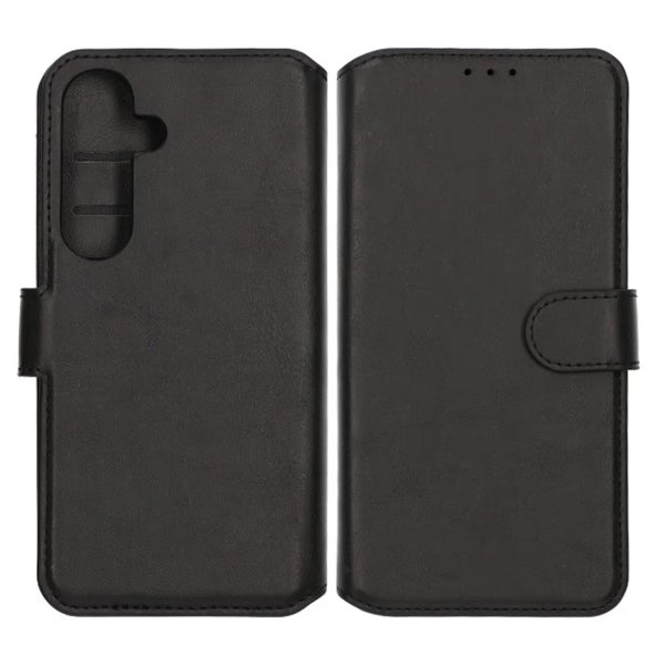 Rvelon Samsung Galaxy S25 Etui Detachable Wallet Case Svart
