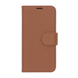 Samsung Galaxy S25 Etui med Kortlomme stativfunksjon Brun