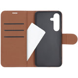 Samsung Galaxy S25 Etui med Kortlomme stativfunksjon Brun