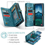 CaseMe Samsung Galaxy S25 Plus Etui 008 Series Avtakbart Deksel Blå