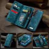CaseMe Samsung Galaxy S25 Plus Etui 008 Series Avtakbart Deksel Blå
