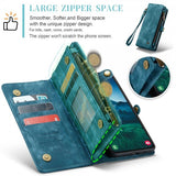 CaseMe Samsung Galaxy S25 Plus Etui 008 Series Avtakbart Deksel Blå