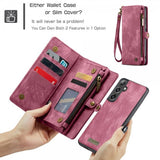 CaseMe Samsung Galaxy S25 Plus Etui 008 Series Avtakbart Deksel Rød