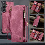 CaseMe Samsung Galaxy S25 Plus Etui 008 Series Avtakbart Deksel Rød