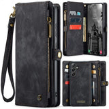 CaseMe Samsung Galaxy S25 Plus Etui 008 Series Avtakbart Deksel Svart