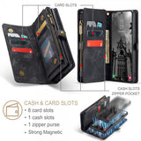 CaseMe Samsung Galaxy S25 Plus Etui 008 Series Avtakbart Deksel Svart