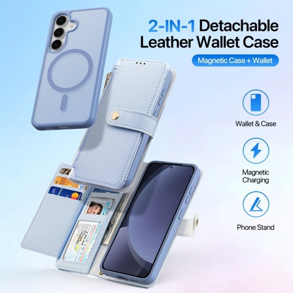 Dux Ducis Samsung Galaxy S25 Plus Etui 2-in-1 Lawa Series MagSafe Blå
