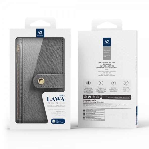 Dux Ducis Samsung Galaxy S25 Plus Etui 2-in-1 Lawa Series MagSafe Grå