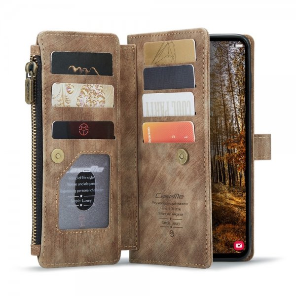CaseMe Samsung Galaxy S24 Plus/S25 Plus Etui C30 Series Brun
