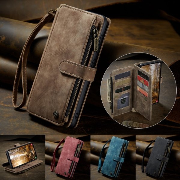 CaseMe Samsung Galaxy S24 Plus/S25 Plus Etui C30 Series Brun