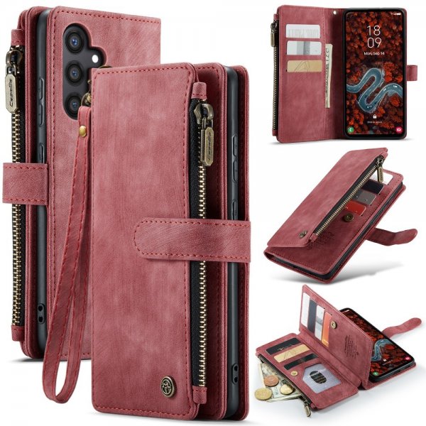 CaseMe Samsung Galaxy S24 Plus/S25 Plus Etui C30 Series Rød