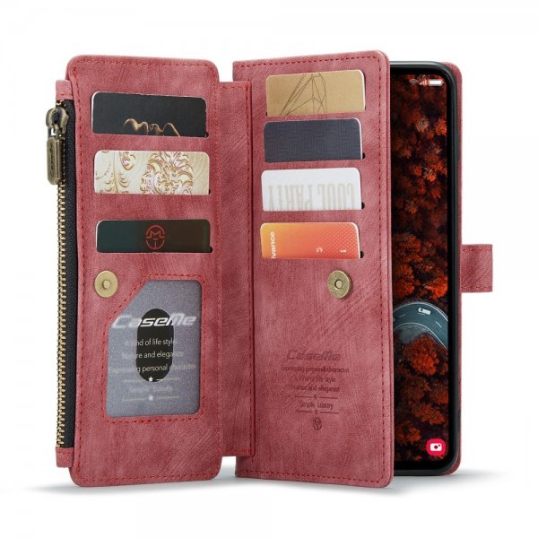 CaseMe Samsung Galaxy S24 Plus/S25 Plus Etui C30 Series Rød