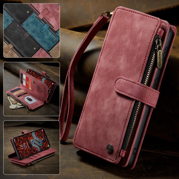 CaseMe Samsung Galaxy S24 Plus/S25 Plus Etui C30 Series Rød