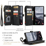 CaseMe Samsung Galaxy S24 Plus/S25 Plus Etui C30 Series Svart