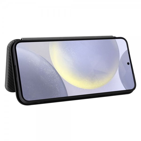Samsung Galaxy S25 Plus Etui Karbonfibertekstur Svart